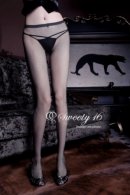 Fishnet Bare Buttocks Pantyhose Black Sexy Stockings