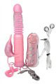 Multi-function Rabbit Vibrator with Sound Non-toxic Rubber Vibrating Dildos