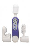Waterproof 16 Modes Purple Magic Wand Massager