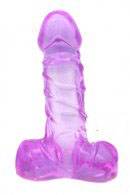 Purple Ballsy Bullet Insert Dildo