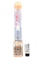 Transparent Color Triple Frequency Vibration & Rotation Vibrating Dildos