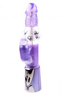 Purple Nontoxic Plastic Lustycity Neo Rabbit Vibrator