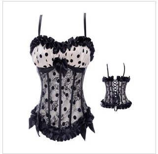 Sexy Satin Strapless Corset