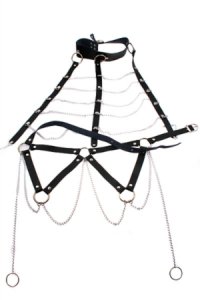 Sexy High Quality Chain Leather Kit