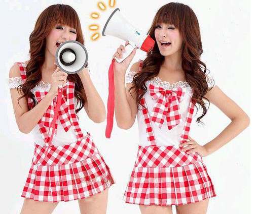 Innocent Naughty School Girl Short Skirt Costumes