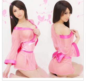 Pink Sweetheart Lycra Kimono