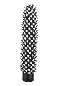 Black & White Plastic 17x4 cm Vagina Vibrators