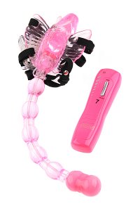 Silicone Butterfly Strap-on Vibrator