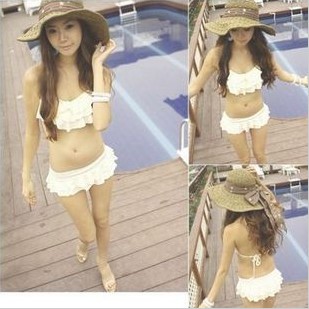 White Catwalk Maillot Bikini