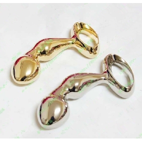 Super Alloy Double Bead Diamond Anal Plug