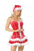 Adorable Velvet Sexy Santa Costume